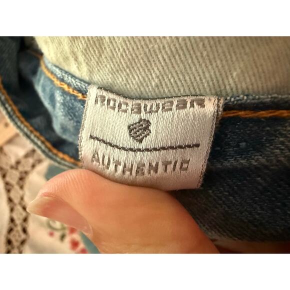 Vintage Y2K Rocawear Baggy Jeans 50W 48x33 Embroider Wide Leg Hip Hop Streetwear - Picture 8 of 9